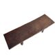 Senoufo vintage slim coffee table l: 110cm – handmade solid wood bench
