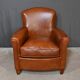 Pair of Small Club Armchairs in Sheepskin - Reproduction