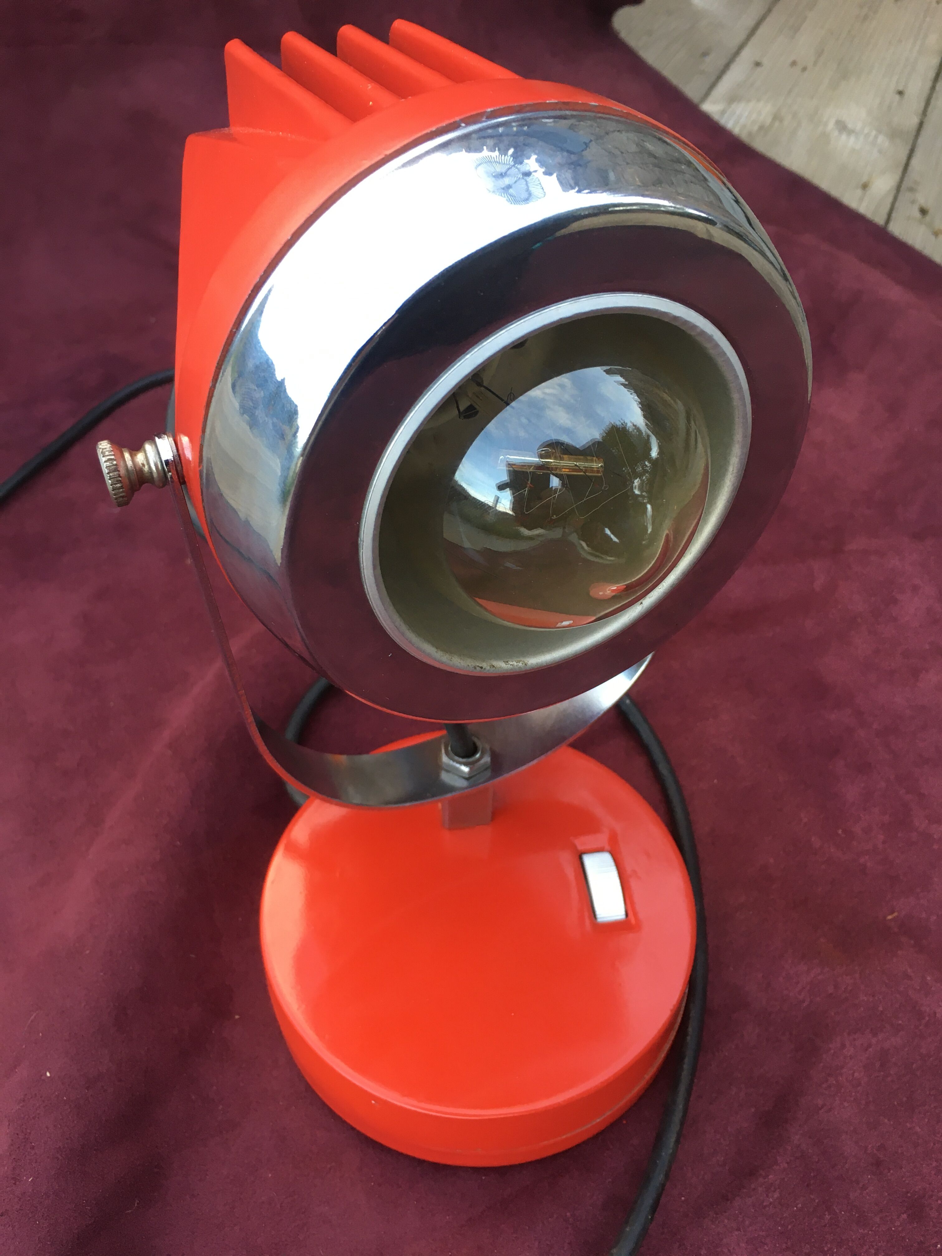Lampe Spot vintage année 70’ Design Made in Italy
