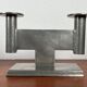 Minimalist chandelier model 551 in German tin by Karl Raichle for Meersburg, 1930s, set of 2.