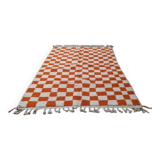 Handmade wool Berber rug 250x150 cm