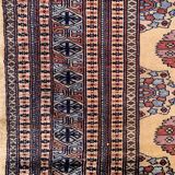 Fine Vintage Pakistani Rug, 290x190 cm Turkoman Bokhara Large, Shabby