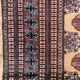 Fine Vintage Pakistani Rug, 290x190 cm Turkoman Bokhara Large, Shabby