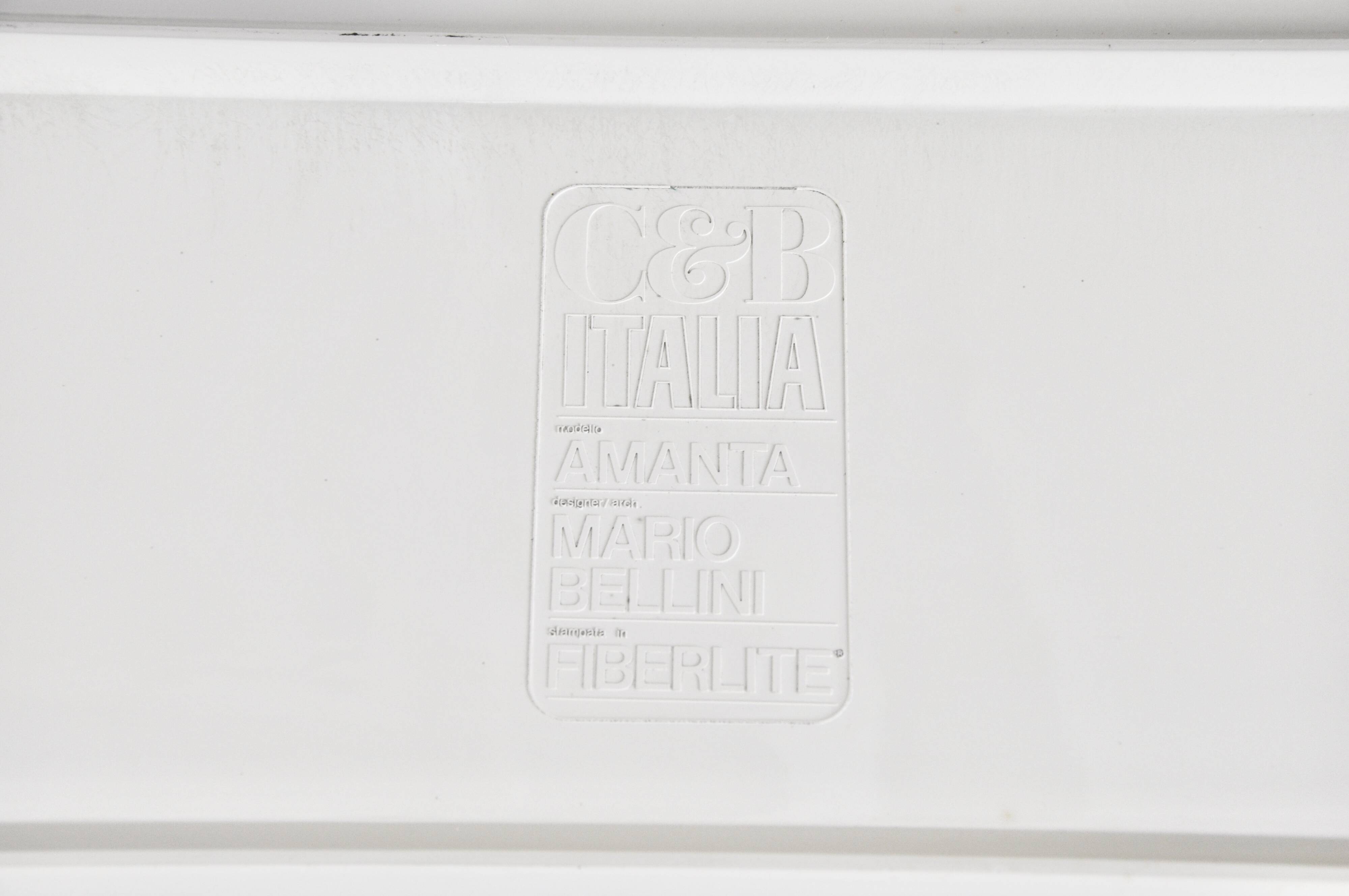 Amanta armchairs by Mario Bellini for C&B Italia, 1960, set of 4