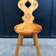 Vintage solid pine mountain chair