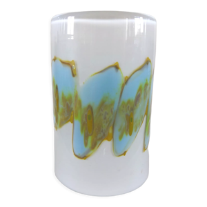 vase en verre décor - abstrait
