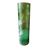 Enameled vase