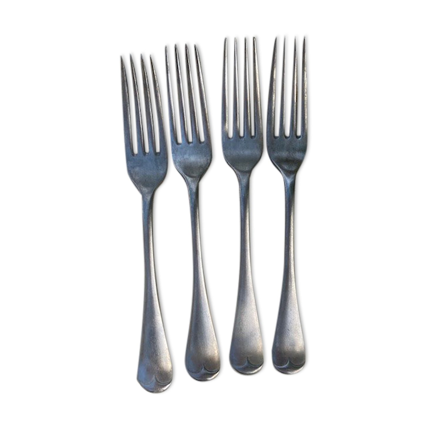 Set of 4 old Nevada Silver D&A forks