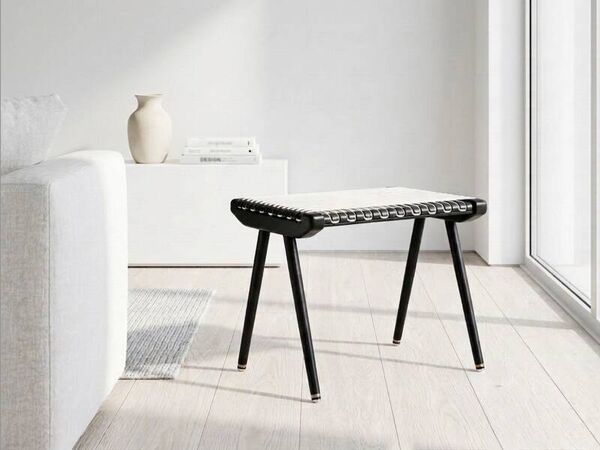 Tabouret, repose-pieds table bout de canapé de Georges Tigien vintage 1950