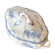 Soupière légumier en faëince de Gien autour de 1870, modèle Watteau