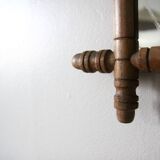 Bamboo effect wooden mirror