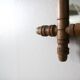 Miroir en bois effet bambou