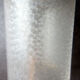 Perfume bottle, acid hammered crystal, golden fine gold, Baccarat