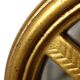 Hollywood Regency Gold Arch Mirror by Deknudt, 80cm