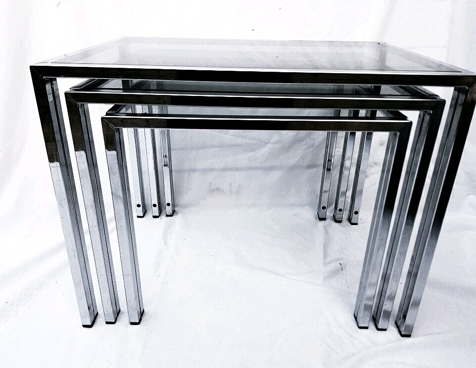 70's minimalist nesting tables
