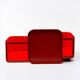 Module de rangement Kartell rouge design italien des années 70