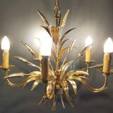 Hanging lamp ears of wheat