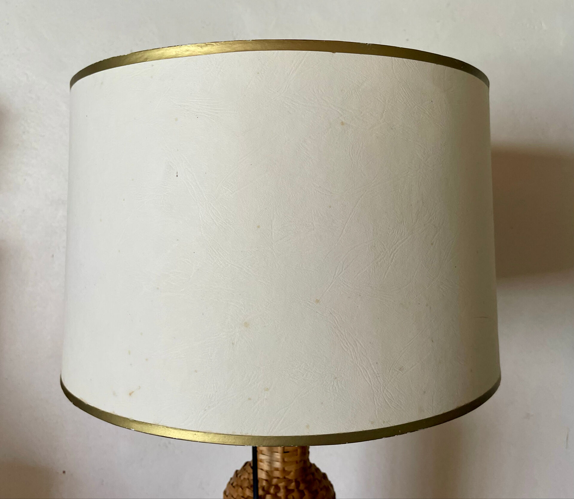 Vintage rattan lamp