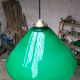 Suspension cône opaline verte
