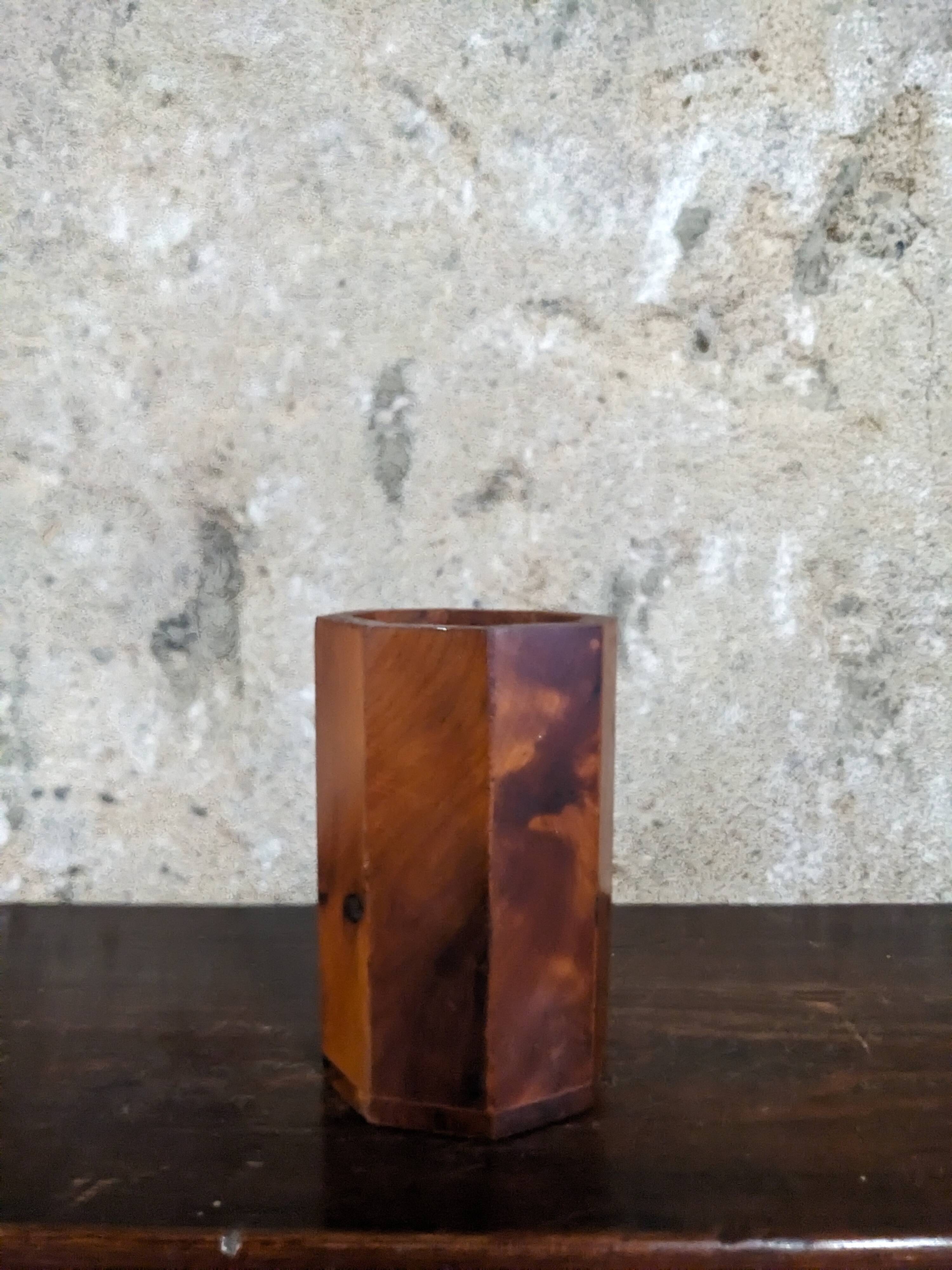 Thuja wood writing set