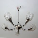 Brass chandelier, Modern 1970s