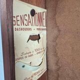 Armoire murale vintage / mini vitrine / armoire murale : verre & bois