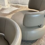 Paire de fauteuil Curl Roche Bobois
