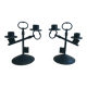 Pair of candleholders