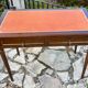 Flat desk in mahogany in the Louis XVI style.