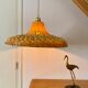 Vintag lampshade suspension in natural material