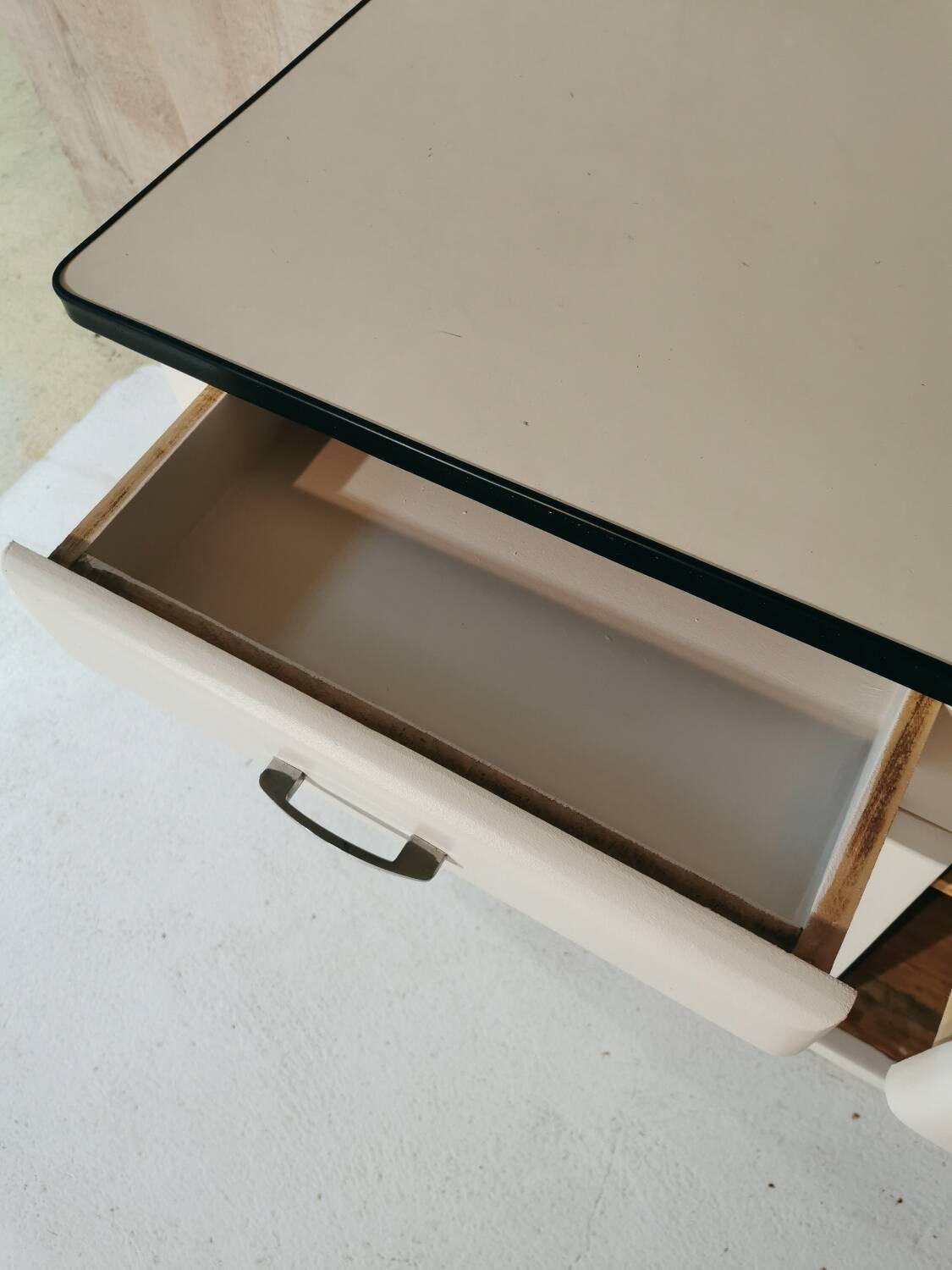 Small white sideboard