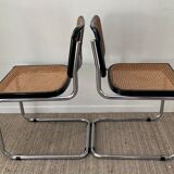 Pair of chairs Marcel Breuer Cesca B32