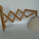 Wall lamp adjustable in length