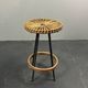 Midcentury Dutch rattan bamboo bar stools by Rohé Noordwolde, 1950s
