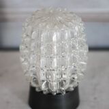 Vintage lamp, RZB Leuchten ceiling light in pineapple-shaped glass