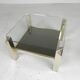 Belgo Chrom coffee table with 2 glass plates, 1970s