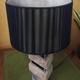 Chrome and cork lamp from the 70s