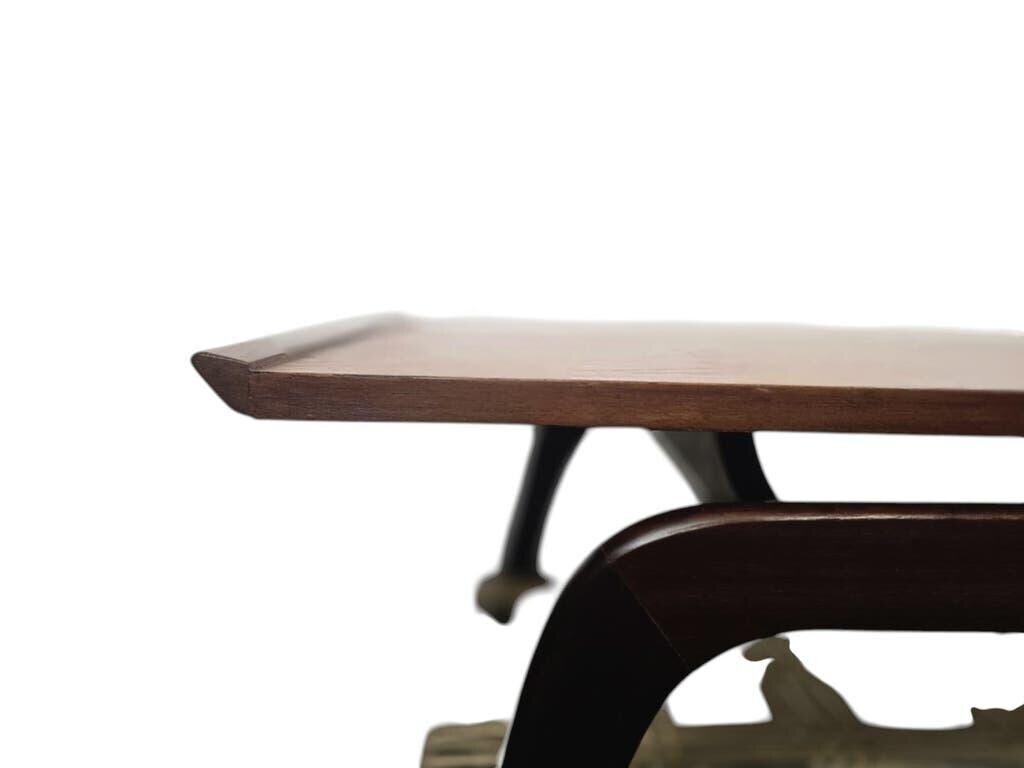 Vintage wooden coffee table 'van Teeffelen Wébé'
