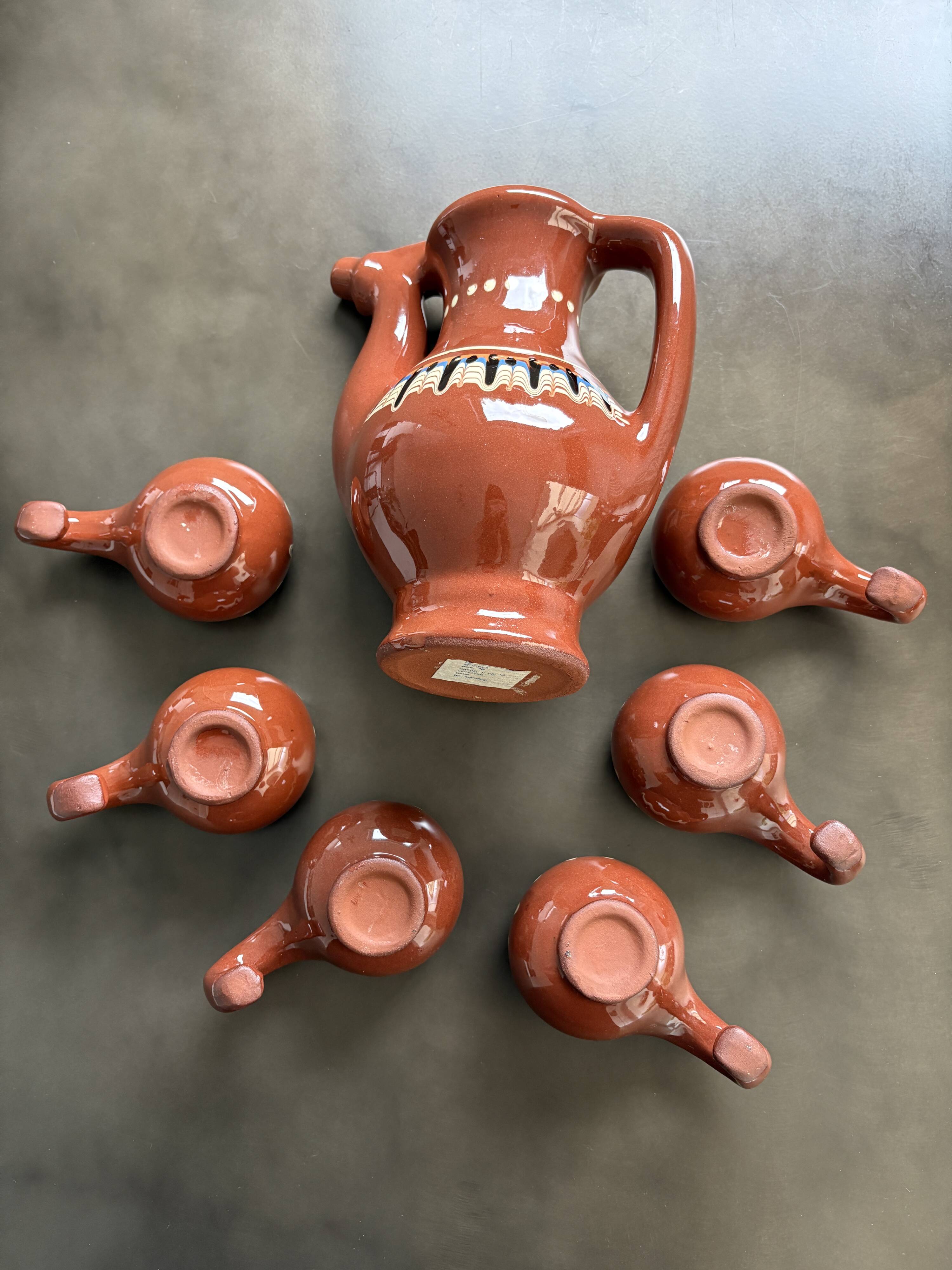 Vintage Bulgarian Drinks Set