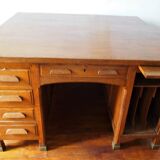 Desk double sided 1950 oak