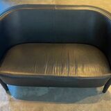 Canape cuir noir