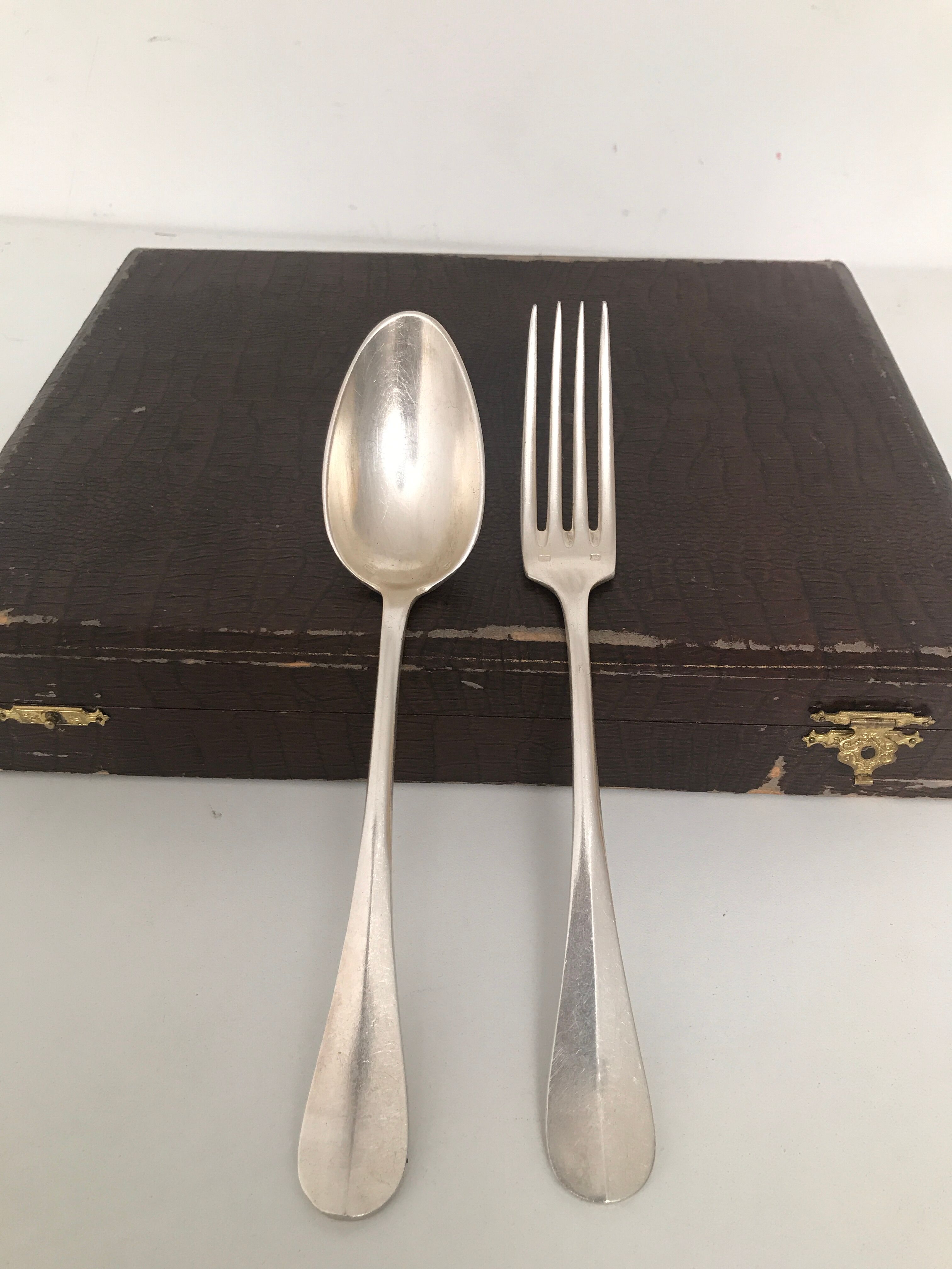 Housewife silver metal vintage punch