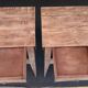 Pair of rustic bedside tables