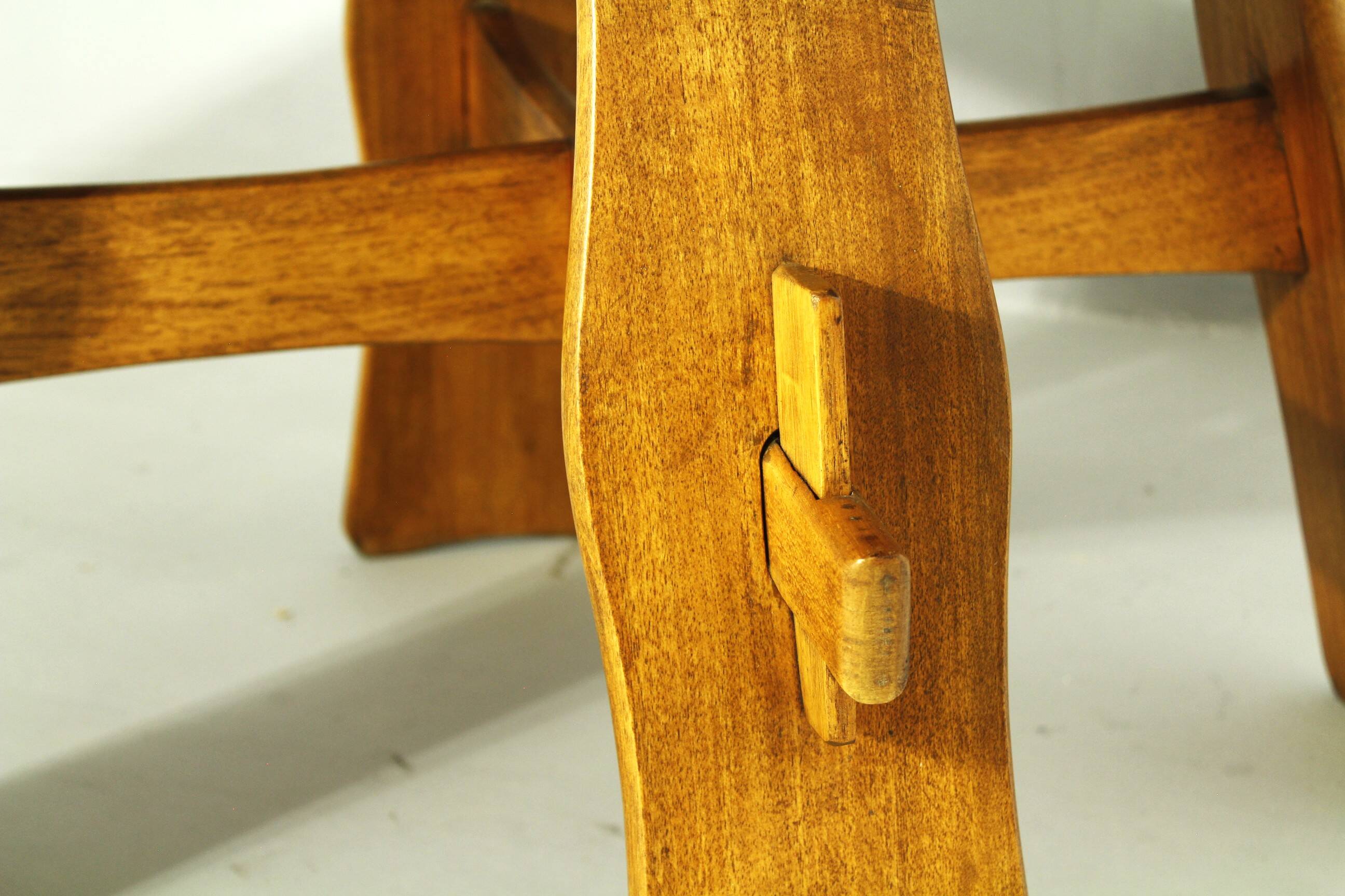 Brutalist Teak Garden Table, 1970s