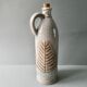 Stoneware bottle herbarium decoration, Jalapa model of the 60s
