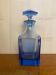 Estelle Antique Colored Whisky/Liqueur Decanter + Blue Crystal Stopper