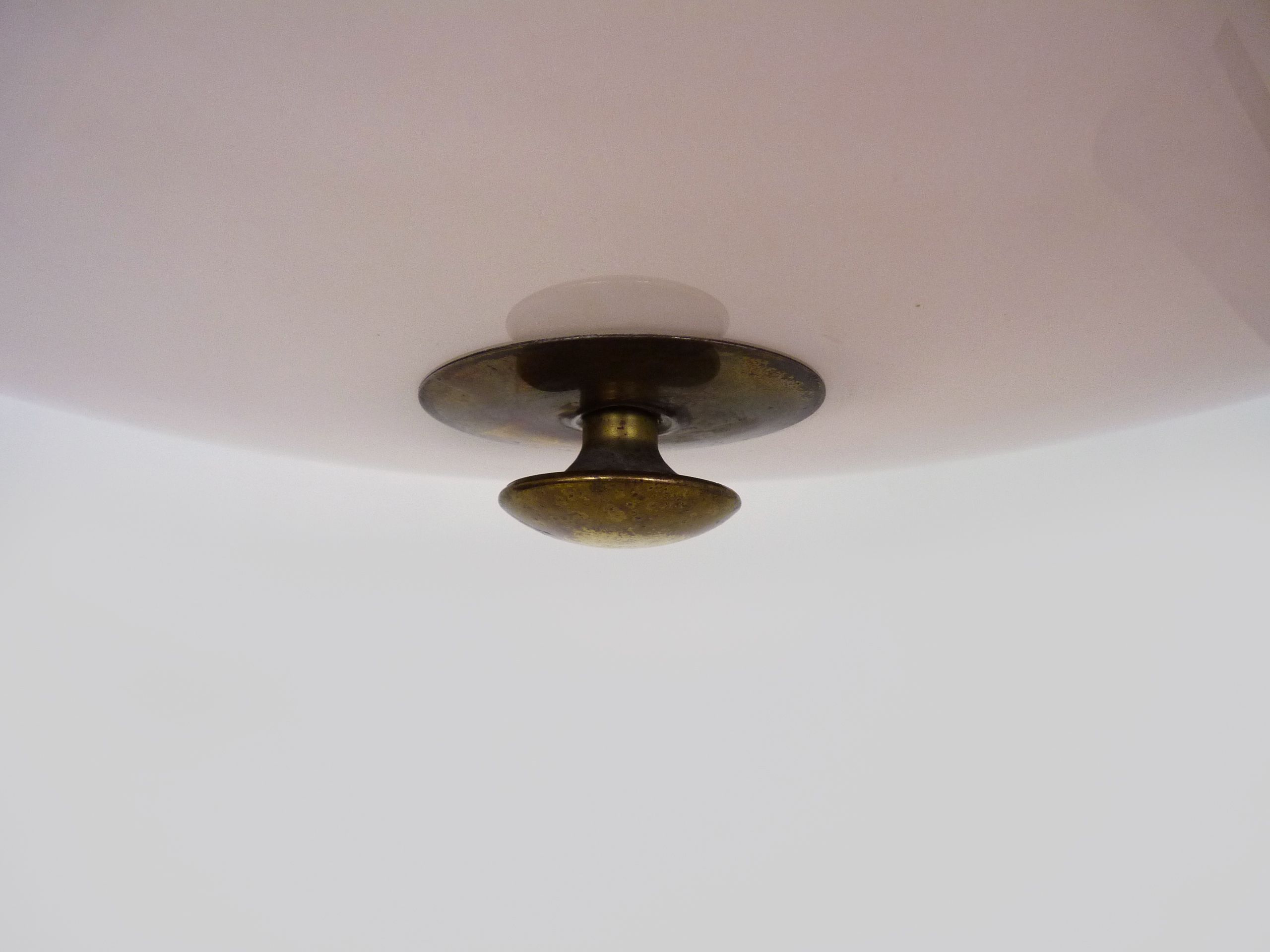 chandelier pale pink painter's palette, modernist suspension year 50
