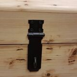 Old curved travel trunk, in pine, stripped 98x60x65