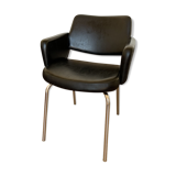 Fauteuil noir vintage