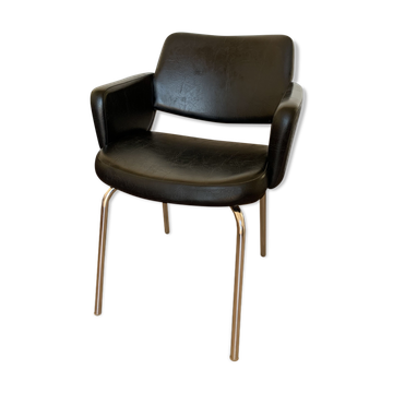 Vintage black armchair